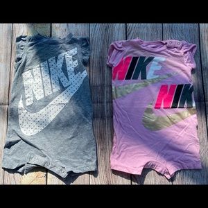 Nike Infant Girl’s Short Onesie’s Size 6 Months